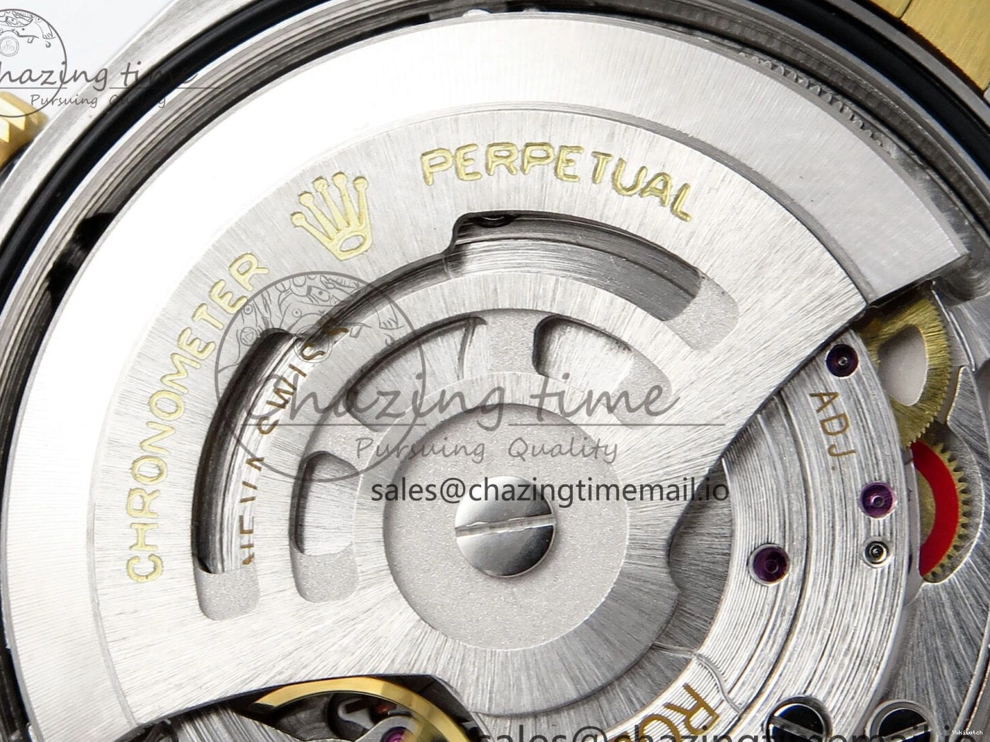 Best Stick YG 126233 EWEF SS on Textured Jubilee A3235 Bracelet 36 Marker YG Edition DateJust Dial 0510